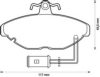 BENDIX 571401B Brake Pad Set, disc brake